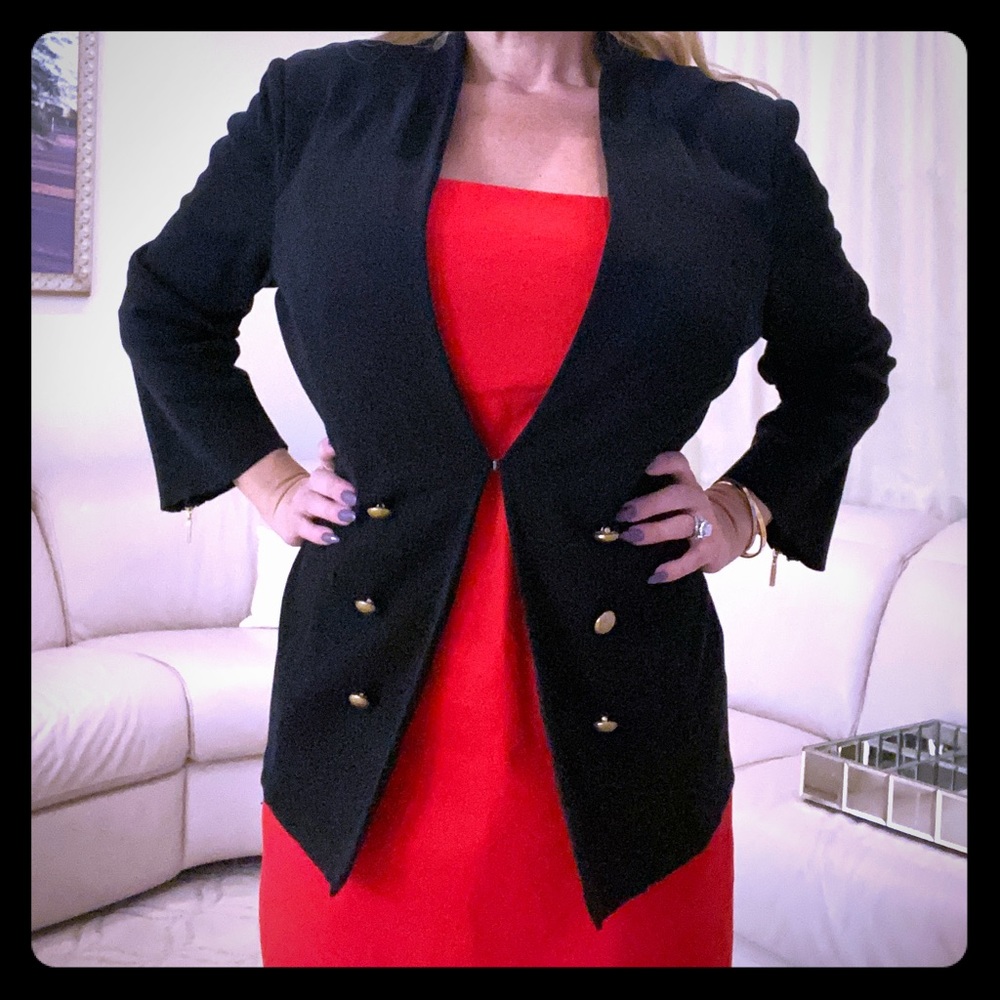 SOLD: Ming Wang Black Blazer
